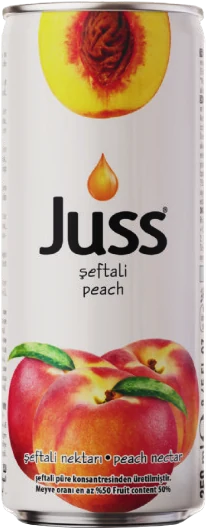 Juss Peach, 250 ml Can