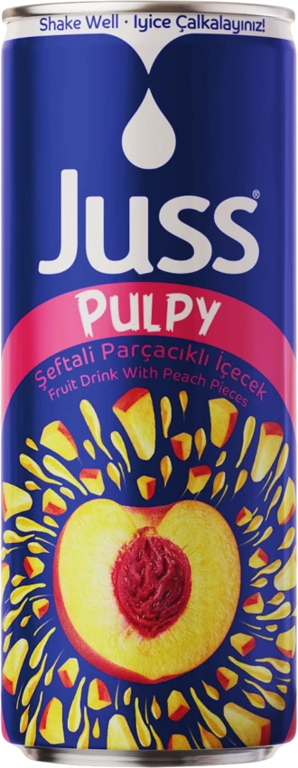 Juss Peach, 250 ml Can