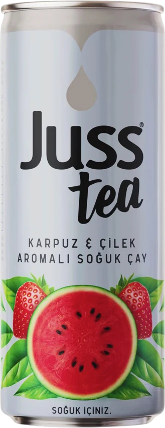 Juss Watermelon & Strawberry, 330 ml Can
